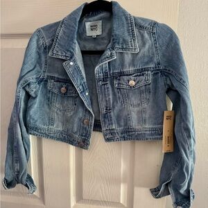Denim Cropped Jacket